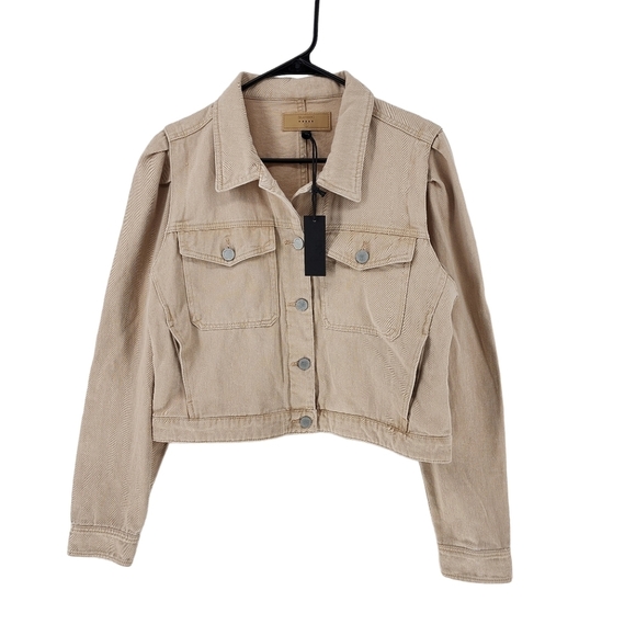 BLANKNYC Jackets & Blazers - BLANKNYC Women's Cropped Denim Jacket - L